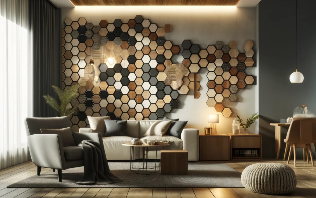 Breng extra sfeer in jouw woning met hexagon wanddecoratie!