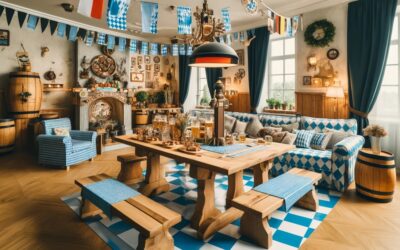 Vier Oktoberfest thuis met vrienden en familie