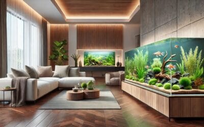 Fleur je woonkamer op met een aquarium: een levendig en stijlvol accent