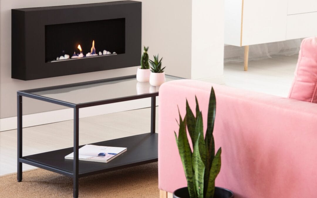 De stijlvolle warmte van een bio ethanol haard