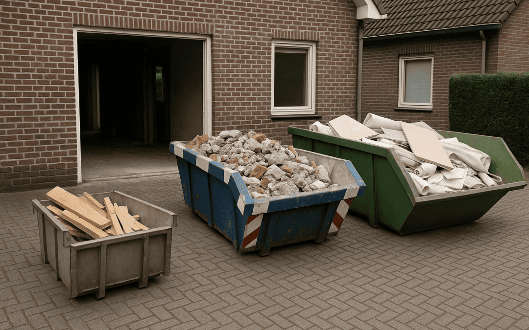 De juiste container kiezen voor jouw klusproject