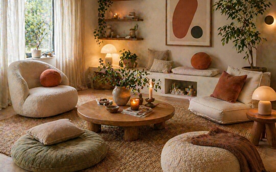 Woonkamer zonder bank: zo richt je het slim én gezellig in